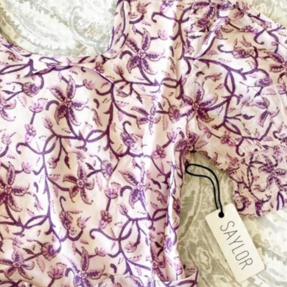 Saylor Ryland Dress - Size M - Purple/Pink - Picture 4 of 6